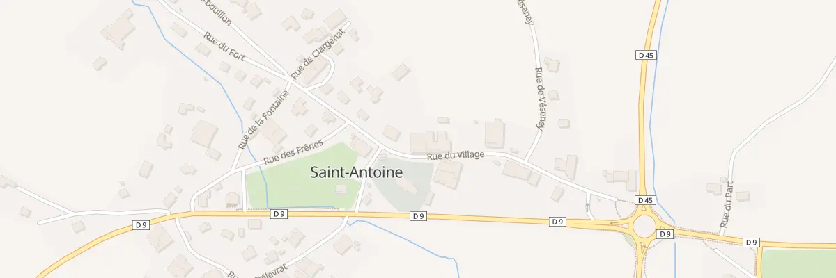 Plan du 14 Rue du Village à Saint-Antoine