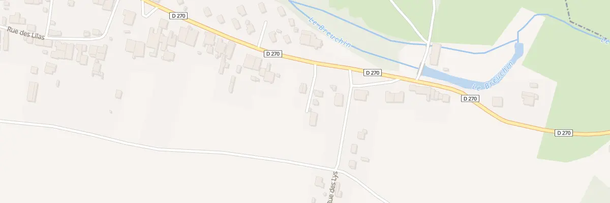 Plan du 57 Rue de Saint Sauveur à Breuches
