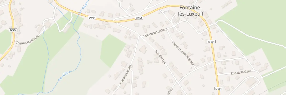 Plan du 1 Rue des Genets à Fontaine-lès-Luxeuil