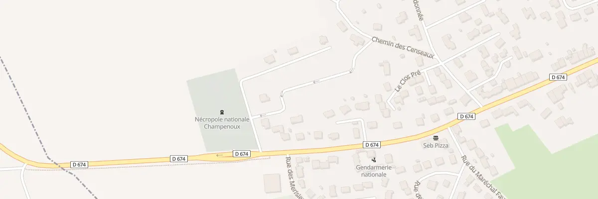 Plan du 19 Rue du 13 Septembre 1914 à Champenoux