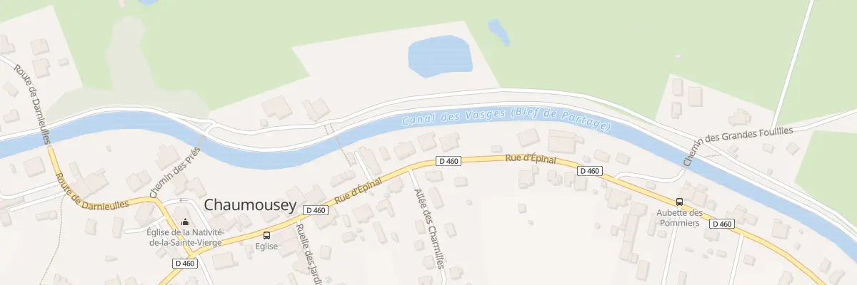 Plan du 283 Rue d’Épinal à Chaumousey