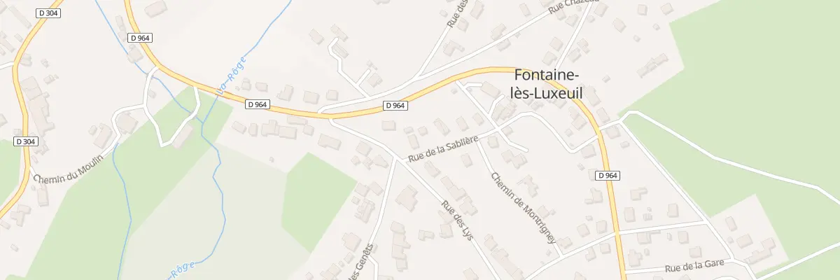 Plan du 1 Rue de la Sabliere à Fontaine-lès-Luxeuil