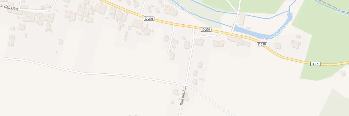 Plan du 60 Rue de Saint Sauveur à Breuches