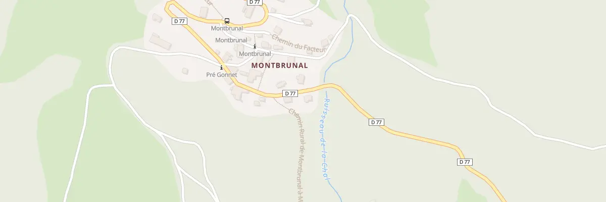 Plan du 5209 Montbrunal à Montvernier
