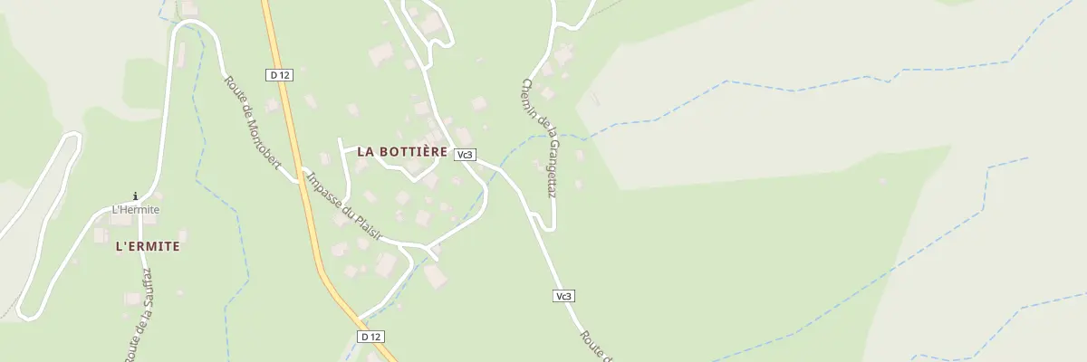 Plan du 67 Che de la Grangettaz à Serraval