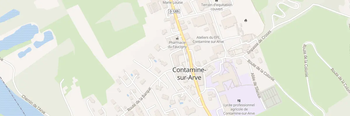Plan du 121 Rte d’Annemasse à Contamine-sur-Arve