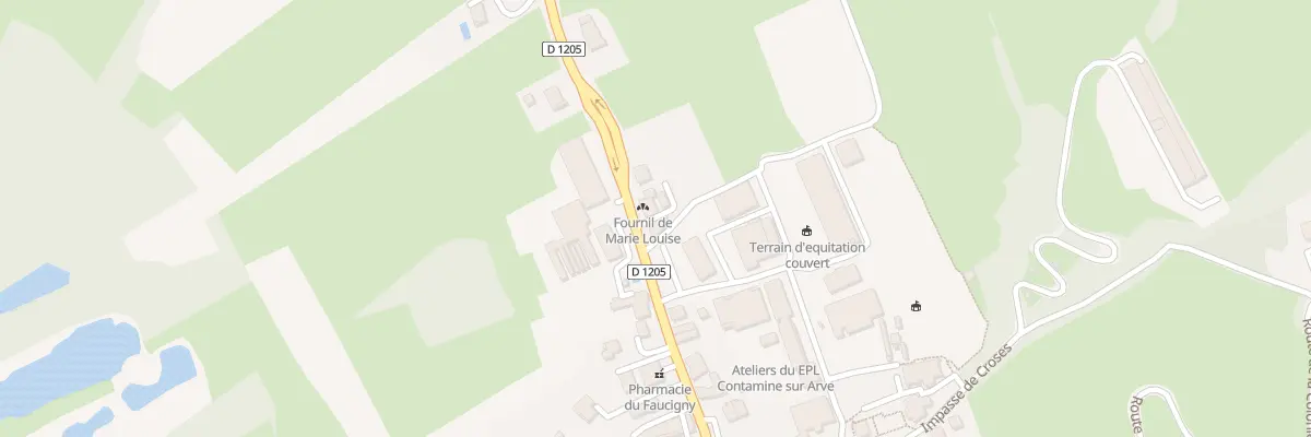 Plan du 320 Rte d’Annemasse à Contamine-sur-Arve