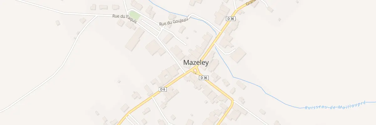 Plan du 2 Rue du Paquis à Mazeley