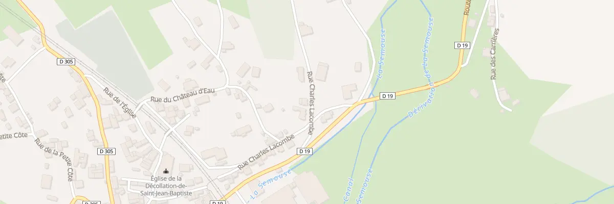 Plan du 23 Rue Charles Lacombe à Aillevillers-et-Lyaumont
