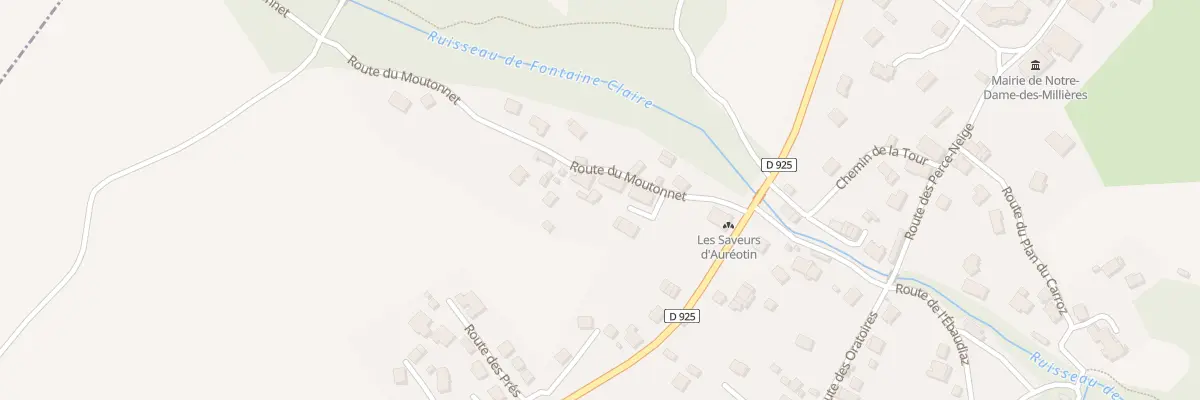 Plan du 5130 Le Moutonnet à Notre-Dame-des-Millières