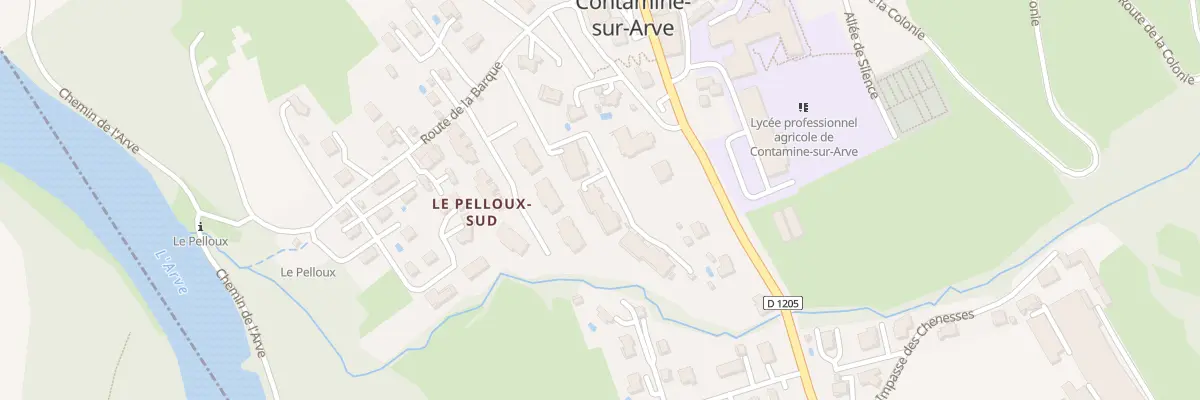 Plan du 203 Rte de la Barque à Contamine-sur-Arve
