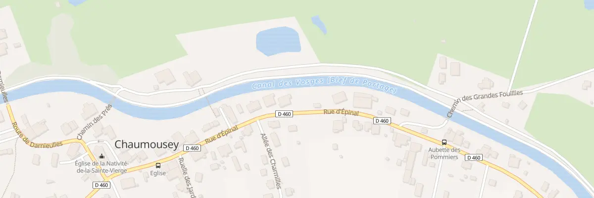 Plan du 303 Rue d’Épinal à Chaumousey