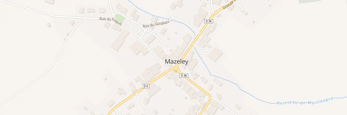 Plan du 4 Rue du Paquis à Mazeley