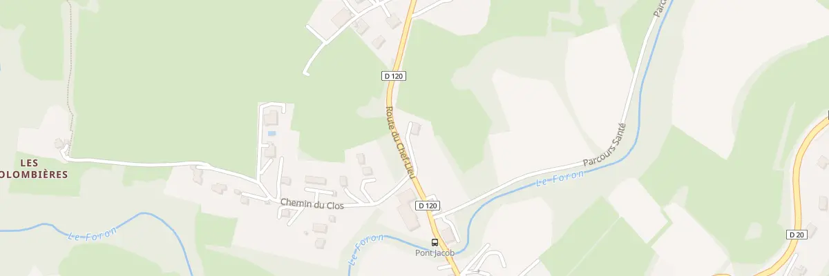 Plan du 1453 Rte du Chef Lieu à Fillinges