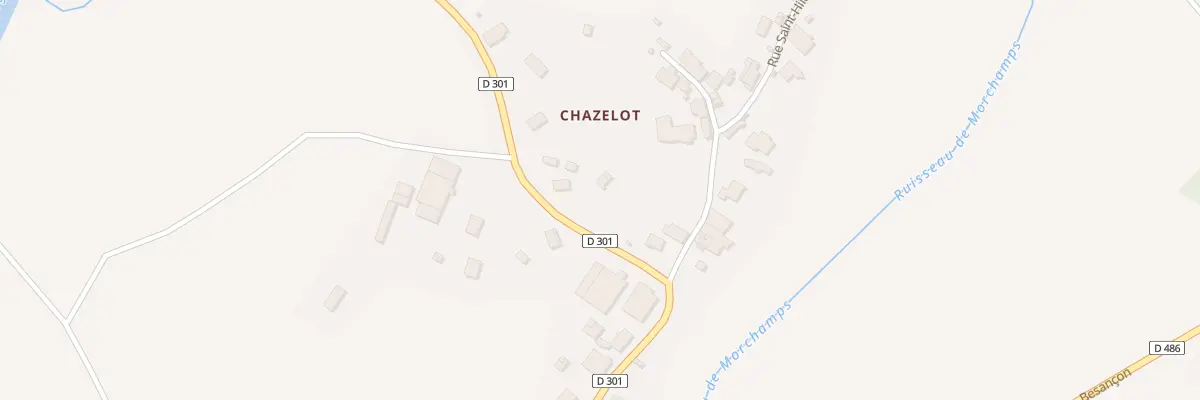 Plan du 11 Rue de l’Ecole de Chazelot à Rougemont