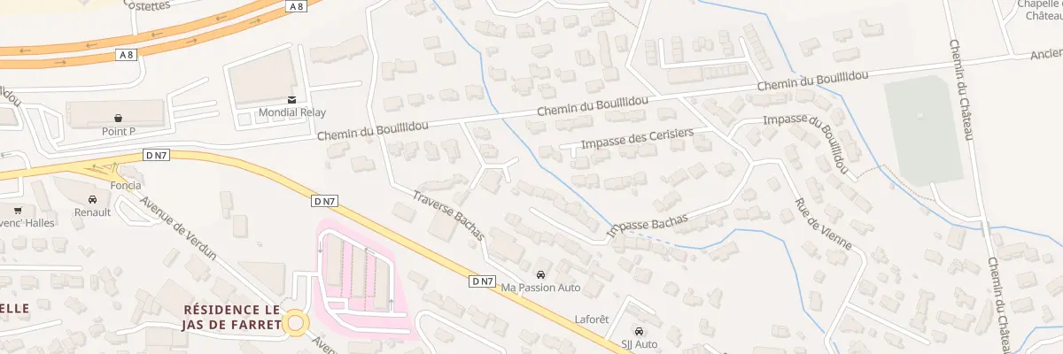 Plan du 255 Imp Bachas au Cannet-des-Maures