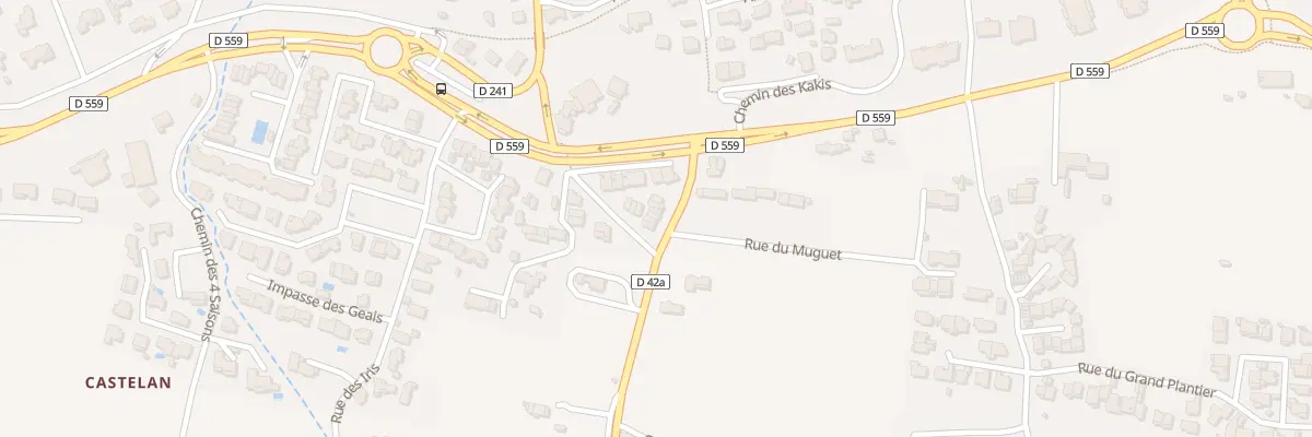 Plan du 58 Rte de Cabasson à Bormes-les-Mimosas