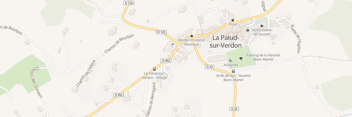 Plan du 55 Le Village La Palud à La Palud-sur-Verdon