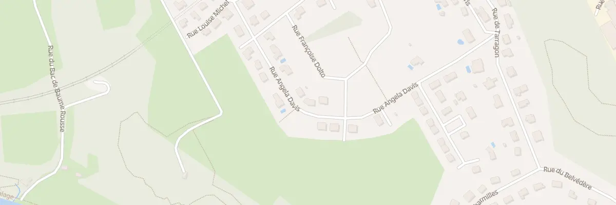 Plan du 11 Rue Angela Davis à Baume-les-Dames