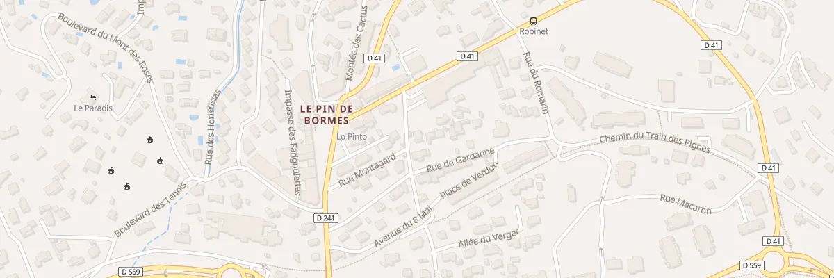 Plan du 69 Rue des Narcisses à Bormes-les-Mimosas