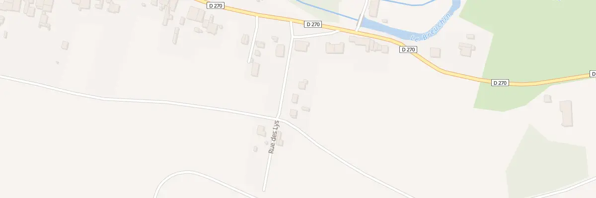 Plan du 5 Rue des Lys à Breuches
