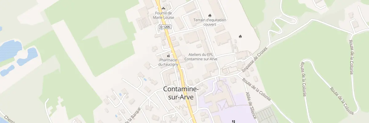 Plan du 172 Rte d’Annemasse à Contamine-sur-Arve
