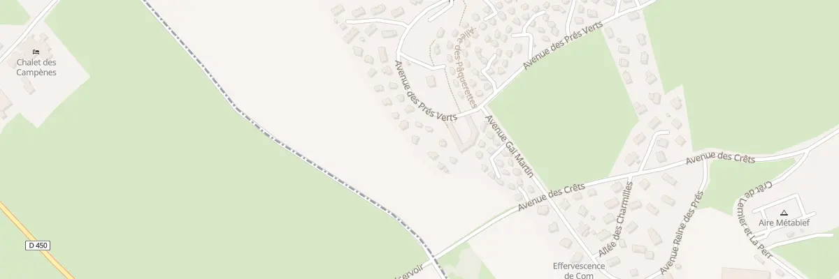 Plan du 48 Av des Pres Verts à Métabief