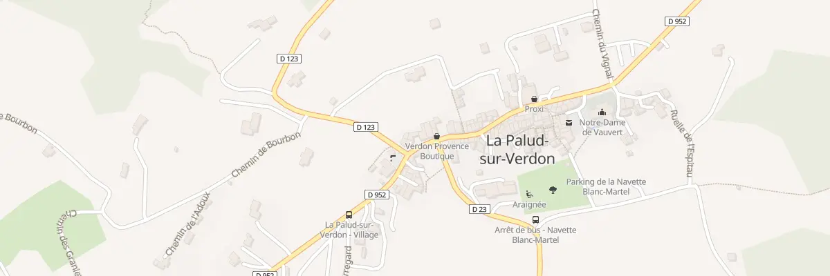 Plan du 7097 Le Village La Palud à La Palud-sur-Verdon