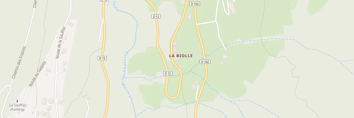 Plan du 5154 La Biole à Serraval