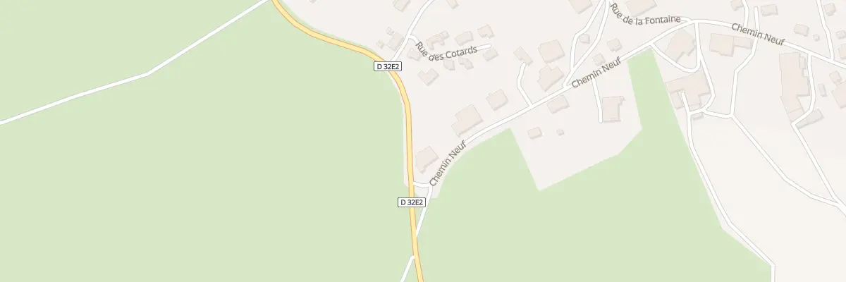 Plan de Au Village à Étray
