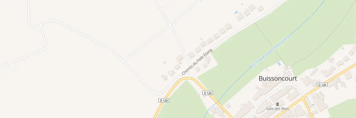 Plan du 12 Chem du Petit Etang à Buissoncourt