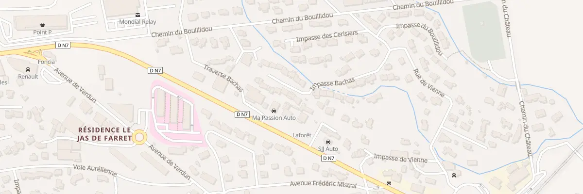 Plan du 192 Imp Bachas au Cannet-des-Maures
