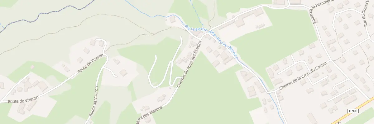 Plan du 498 Che du Nant des Martin à Gilly-sur-Isère