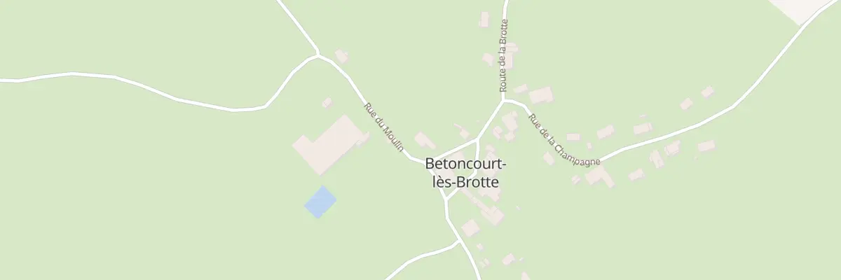 Plan du 3 Rue du Moulin à Betoncourt-lès-Brotte