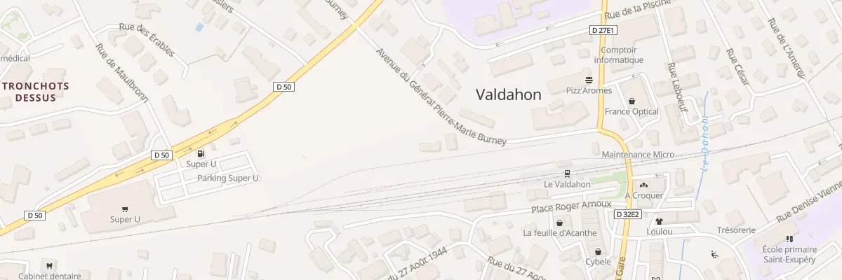 Plan du 3 Av Gal Pierre Marie Burnez à Valdahon
