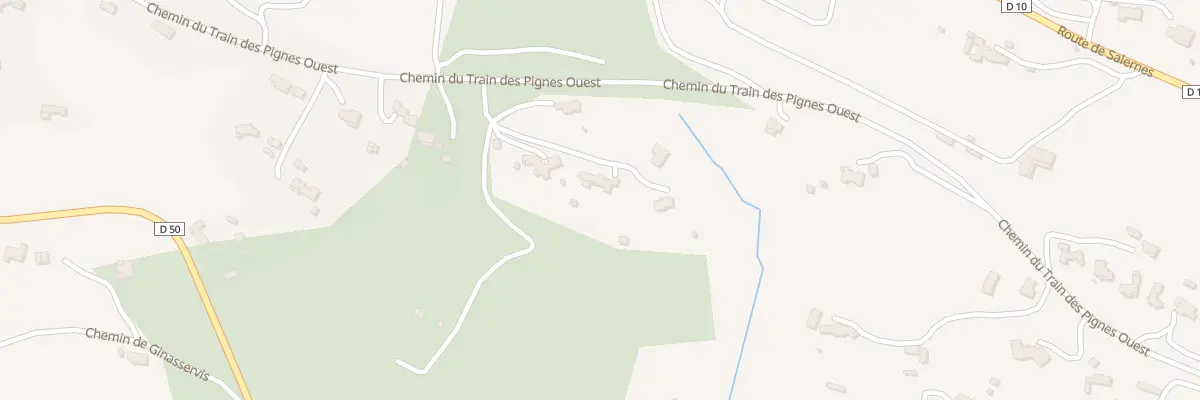 Plan du 1119 Chem Train des Pignes Ouest à Lorgues