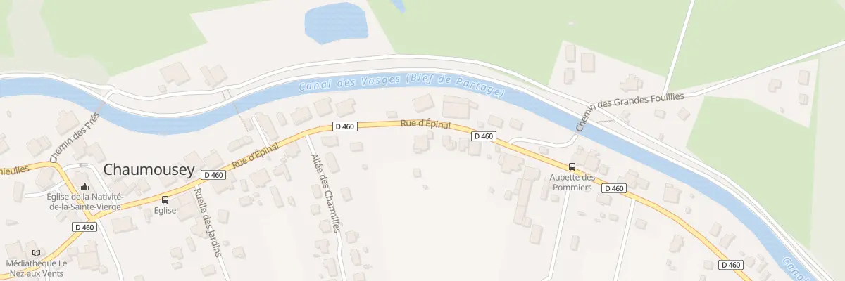 Plan du 390 Rue d’Épinal à Chaumousey
