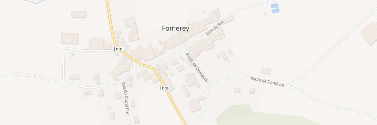 Plan du 34 Rte de Domèvre à Fomerey