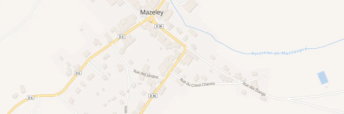 Plan du 4 Rue de Darnieulles à Mazeley