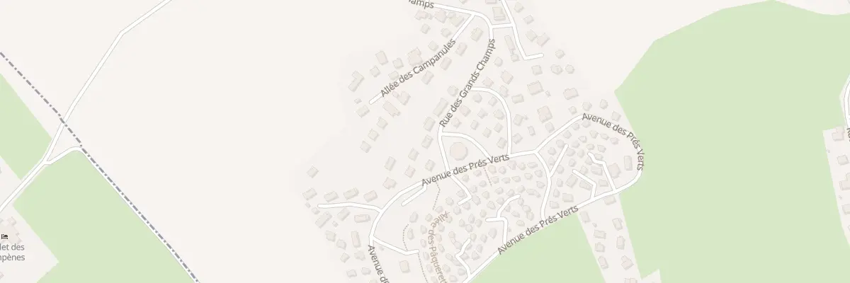 Plan du 3 Av des Grands Champs à Métabief