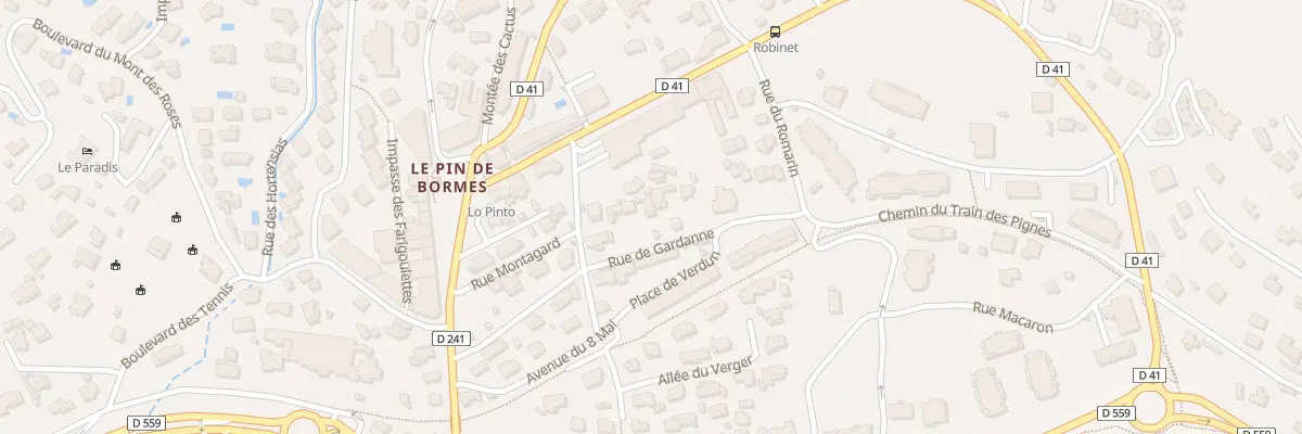 Plan du 187 Rue de Gardanne à Bormes-les-Mimosas