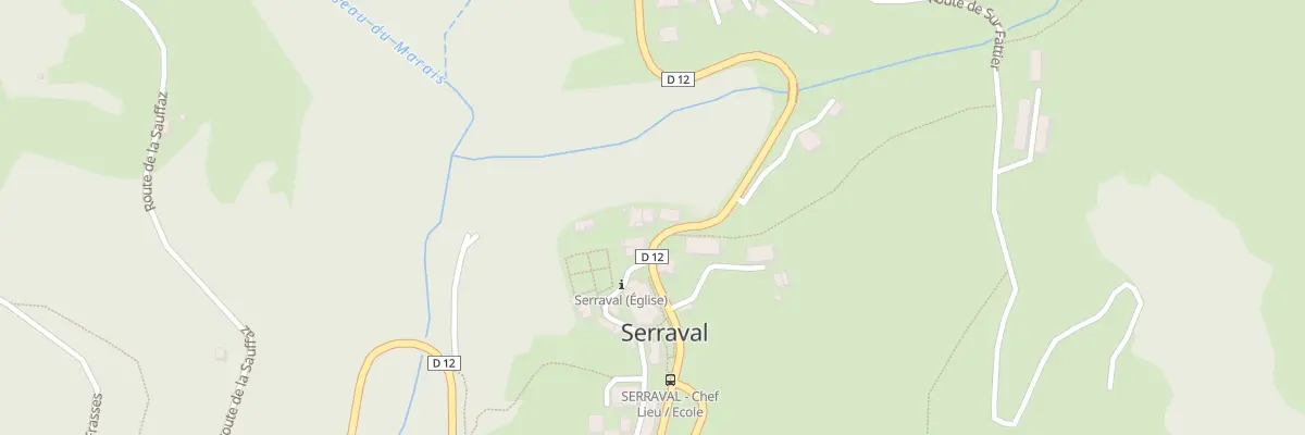 Plan du 119 Rte du Col du Marais à Serraval