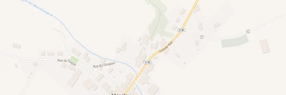 Plan du 1 Imp de la Ruelle à Mazeley