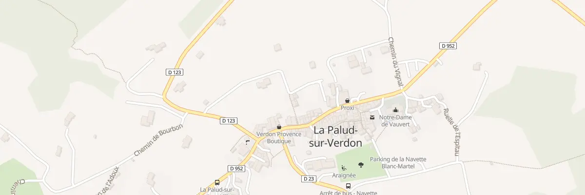 Plan du 36 Le Village La Palud à La Palud-sur-Verdon