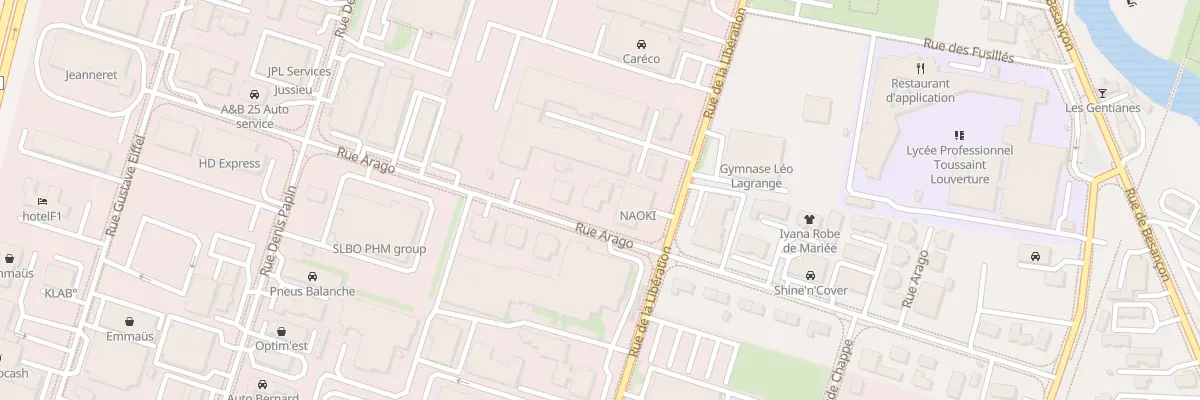 Plan du 18B Rue Arago à Pontarlier