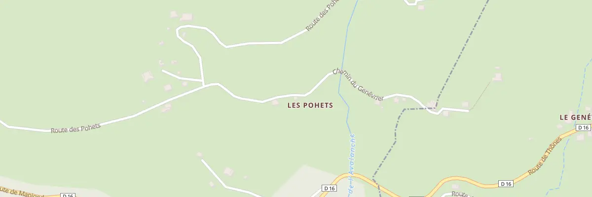Plan du 166 Che du Genevrier aux Clefs