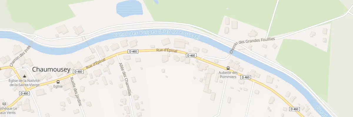 Plan du 418 Rue d’Épinal à Chaumousey