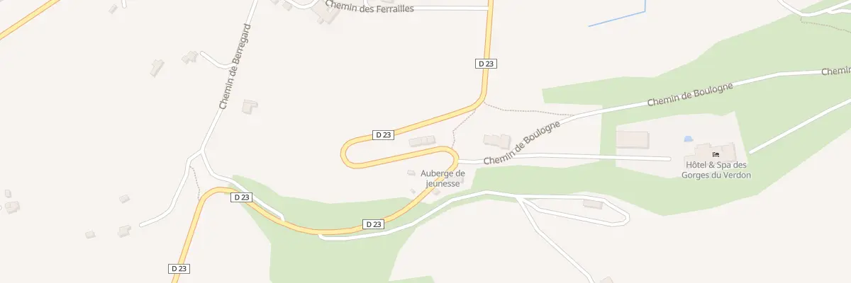 Plan du 7061 Boulogne à La Palud-sur-Verdon