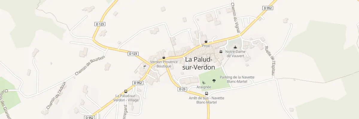 Plan du 6800 Le Village La Palud à La Palud-sur-Verdon