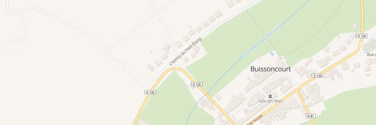 Plan du 1 Chem du Petit Etang à Buissoncourt